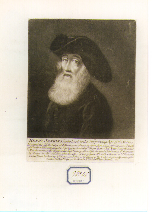 ritratto d'uomo (stampa) di Sayer Robert (CERCHIA) (sec. XVIII)