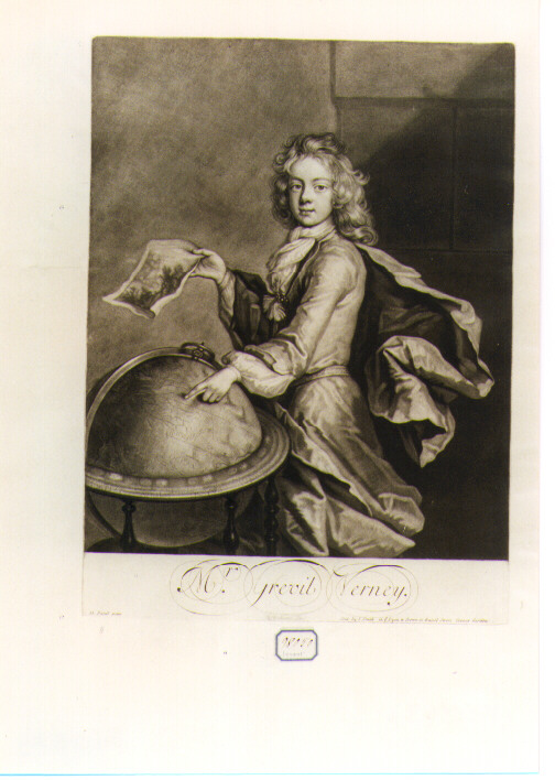 ritratto d'uomo (stampa) di Dahl Michael (seconda metà sec. XVIII)