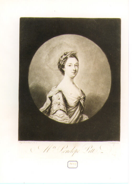 ritratto di donna (stampa) di Read Catherine (seconda metà sec. XVIII)