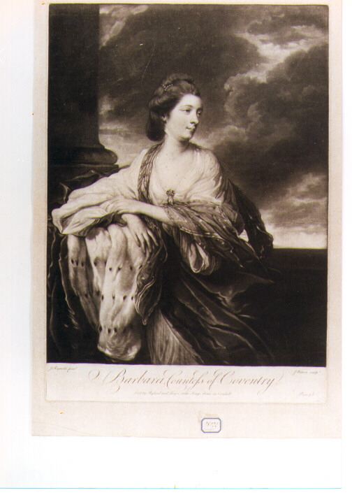 ritratto di donna (stampa) di Reynolds Joshua, Watson James (sec. XVIII)