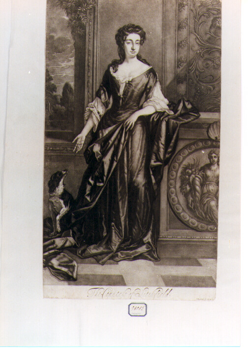 ritratto di donna (stampa) di Kneller Gottried, Beckett Isaak (sec. XVII)
