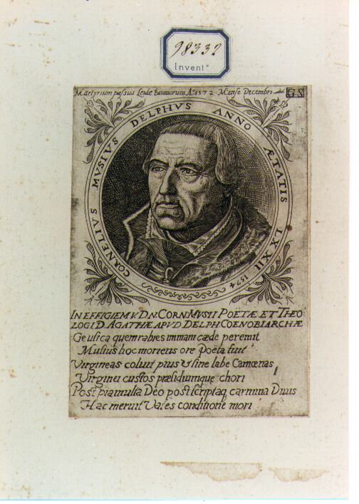 ritratto d'uomo (stampa) - ambito europeo (sec. XVII)