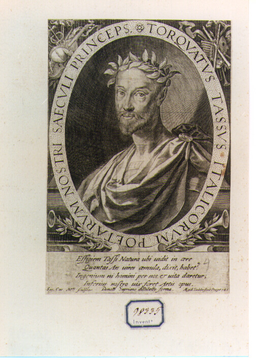 ritratto d'uomo (stampa) di Sadeler Aegidius (sec. XVII)