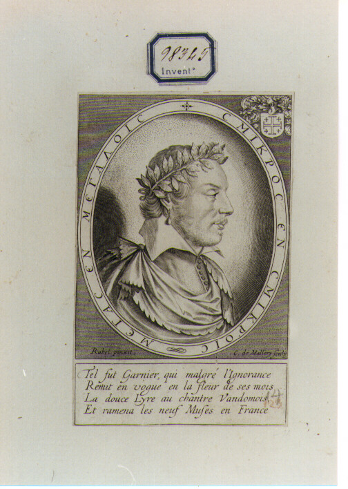 ritratto d'uomo (stampa) di Rabel Daniel, Van Mallery Karel (secc. XVI/ XVII)