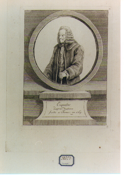 ritratto d'uomo (stampa) - ambito francese (sec. XVIII)