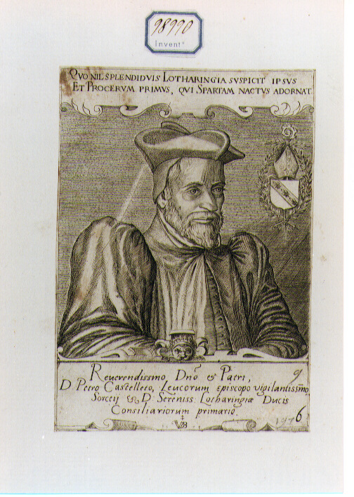 ritratto d'uomo (stampa) di Woeiriot Pierre (sec. XVI)