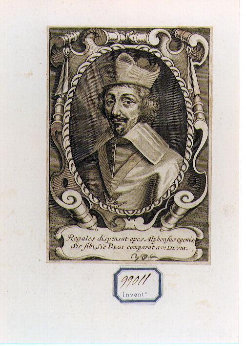 ritratto d'uomo (stampa) - ambito francese (seconda metà sec. XVII)