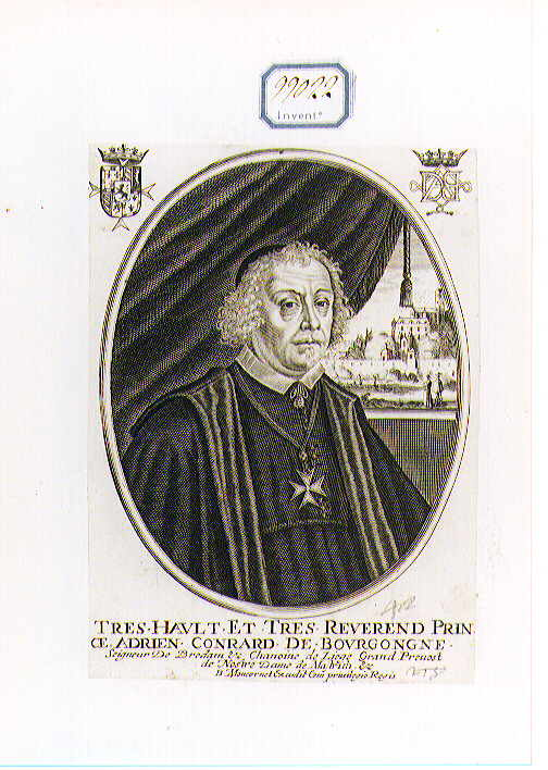 ritratto d'uomo (stampa) di Moncornet Balthasar (CERCHIA) (sec. XVII)