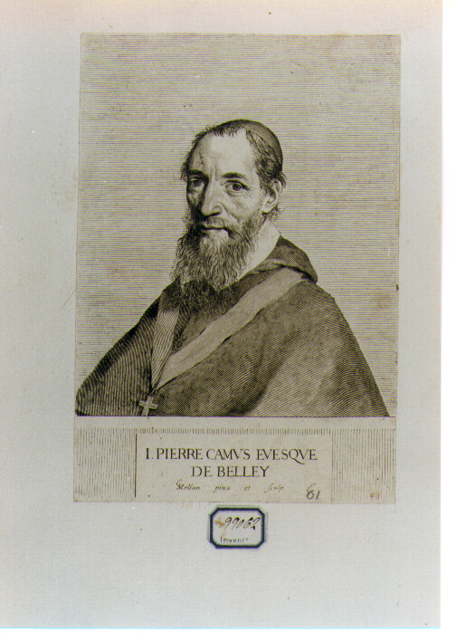ritratto d'uomo (stampa) di Mellan Claude (sec. XVII)