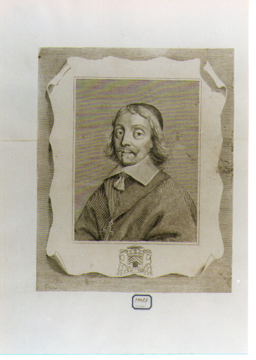 ritratto d'uomo (stampa) di Mellan Claude (sec. XVII)