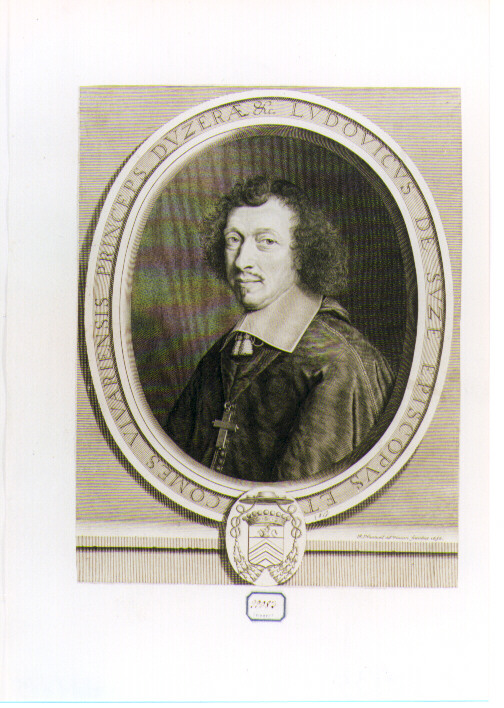 ritratto d'uomo (stampa) di Nanteuil Robert (sec. XVII)