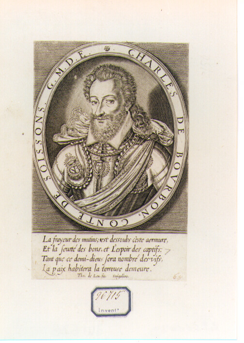 ritratto d'uomo (stampa) di De Leu Thomas (sec. XVII)