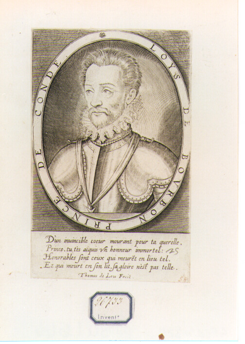 ritratto d'uomo (stampa) di De Leu Thomas (sec. XVII)