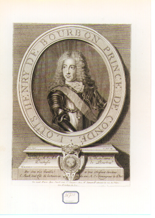 ritratto d'uomo (stampa) di Gober, Jacob Louis (seconda metà sec. XVIII)