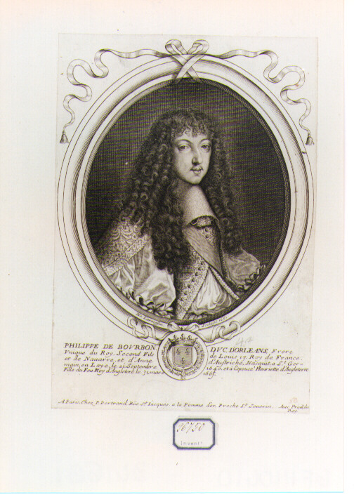 ritratto d'uomo (stampa) di De Larmessin Nicolas il Vecchio (sec. XVII)