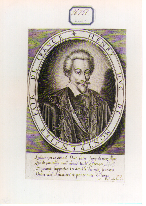 ritratto d'uomo (stampa) di De Leu Thomas (sec. XVII)