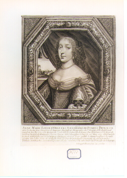 ritratto di donna (stampa) di Moncornet Balthasar (CERCHIA) (sec. XVII)