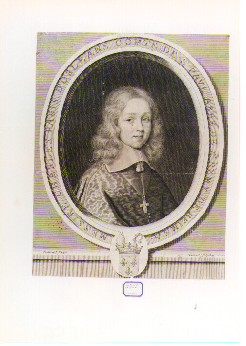 ritratto d'uomo (stampa) di Nanteuil Robert, Elle Louis Ferdinand il Vecchio (sec. XVII)