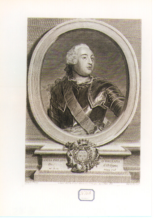 ritratto d'uomo (stampa) di Liotard Jean-Etienne (sec. XVIII)