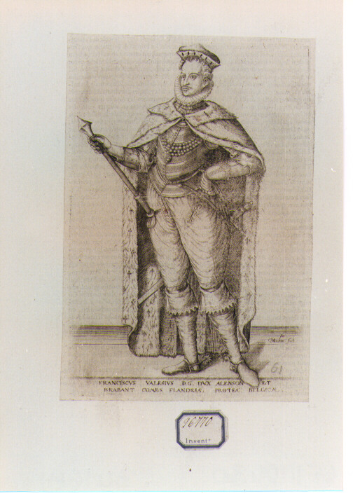 ritratto d'uomo (stampa) di Van Sichem Christoffel II (sec. XVII)