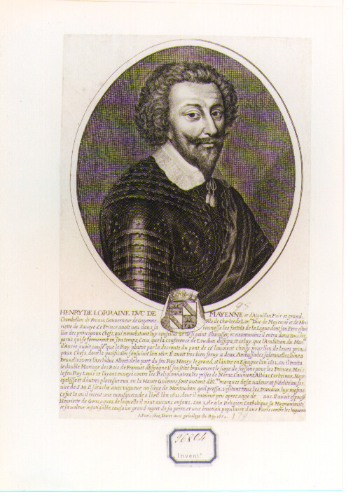 ritratto d'uomo (stampa) di Daret Pierre (sec. XVII)