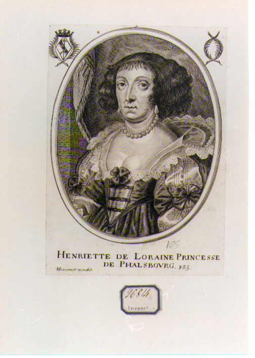 ritratto di donna (stampa) di Moncornet Balthasar (CERCHIA) (sec. XVII)