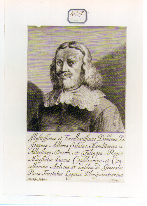 ritratto d'uomo (stampa) di Nolpe Pieter (sec. XVII)