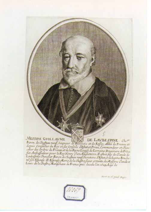 ritratto d'uomo (stampa) di Daret Pierre (CERCHIA) (sec. XVII)