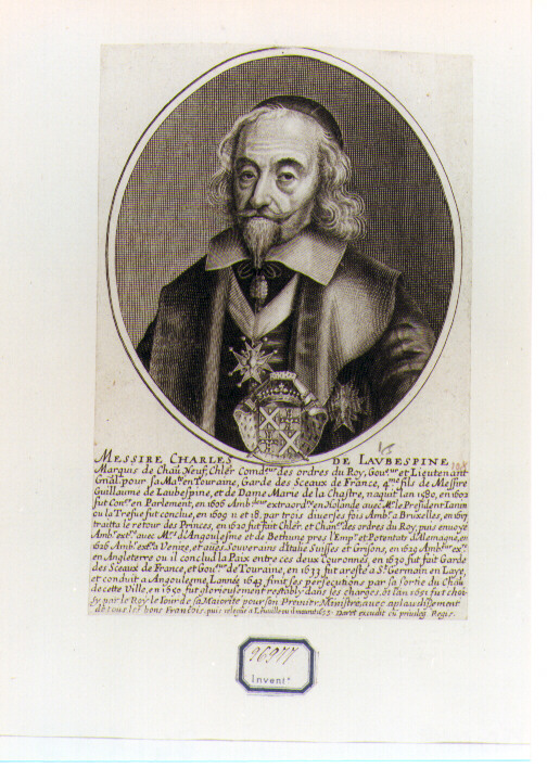 ritratto d'uomo (stampa) di Daret Pierre (CERCHIA) (sec. XVII)