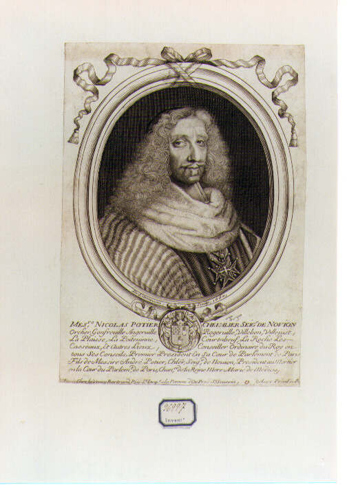 ritratto d'uomo (stampa) di De Larmessin Nicolas il Vecchio (sec. XVII)