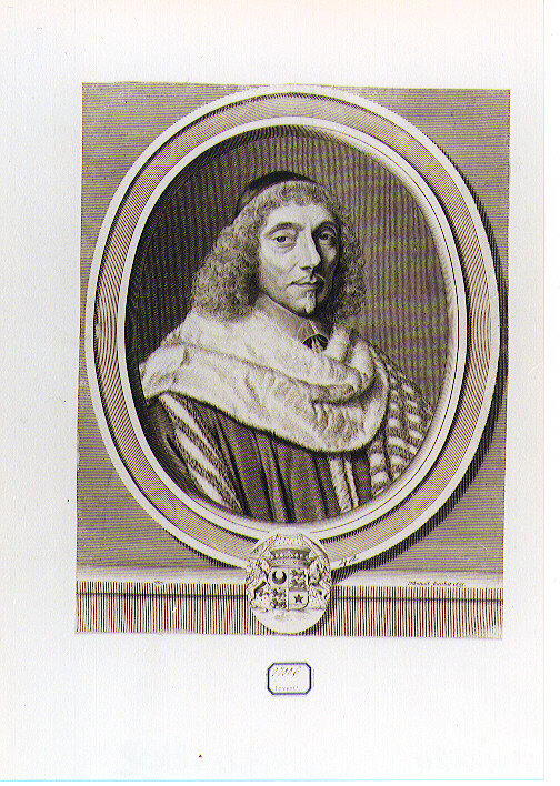 ritratto d'uomo (stampa) di Nanteuil Robert (sec. XVII)