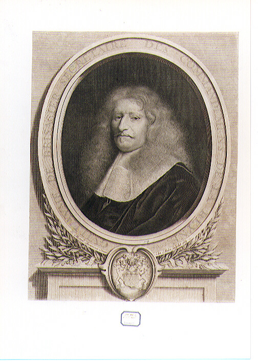 ritratto d'uomo (stampa) di Masson Antoine, Mignard Nicolas (sec. XVII)