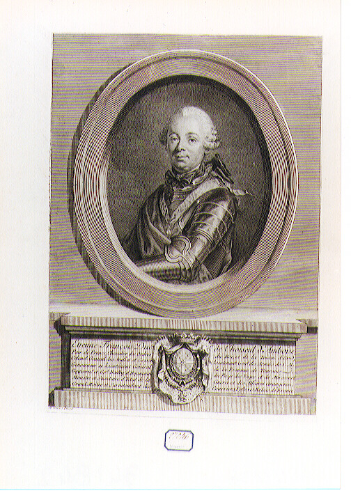 ritratto d'uomo (stampa) di Van Loo Louis Michel (terzo quarto sec. XVIII)