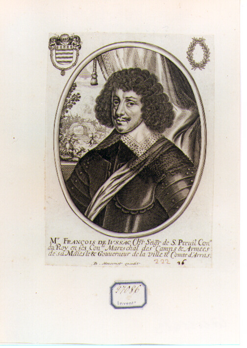 ritratto d'uomo (stampa) di Moncornet Balthasar (CERCHIA) (sec. XVII)