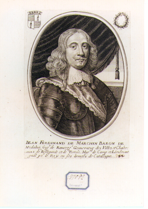 ritratto d'uomo (stampa) di Moncornet Balthasar (CERCHIA) (sec. XVII)