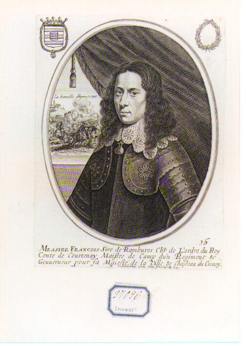 ritratto d'uomo (stampa) di Moncornet Balthasar (CERCHIA) (sec. XVII)