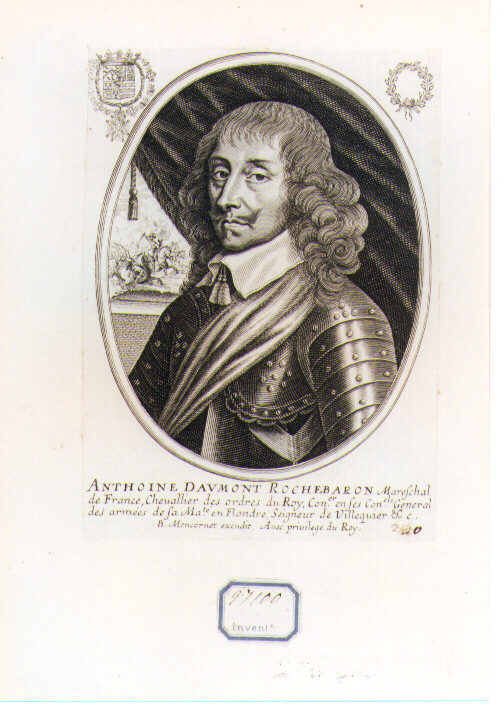 ritratto d'uomo (stampa) di Moncornet Balthasar (CERCHIA) (sec. XVII)