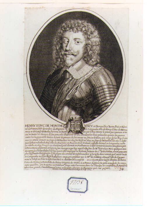 ritratto d'uomo (stampa) di Daret Pierre (CERCHIA) (sec. XVII)