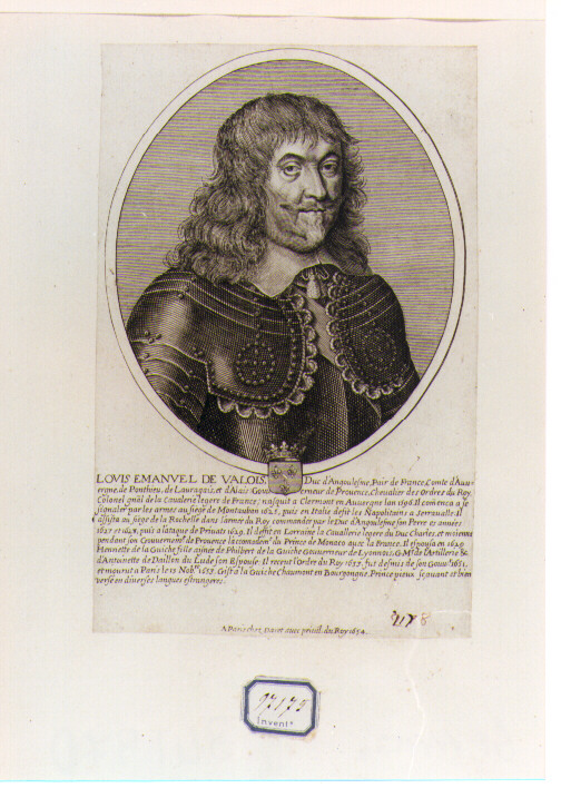 ritratto d'uomo (stampa) di Daret Pierre (CERCHIA) (sec. XVII)