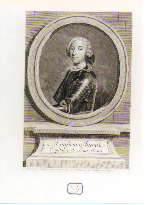 ritratto d'uomo (stampa) - ambito francese (sec. XVIII)