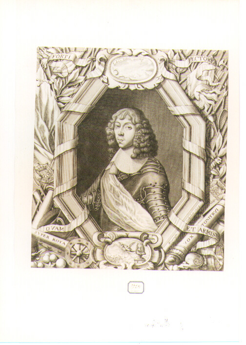 ritratto d'uomo (stampa) di De Larmessin Nicolas il Vecchio (sec. XVII)