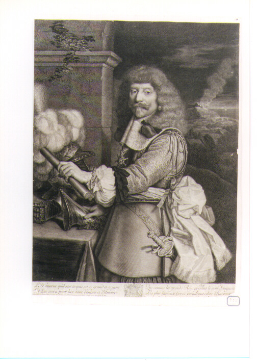 ritratto d'uomo (stampa) di Masson Antoine, Mignard Nicolas (sec. XVII)