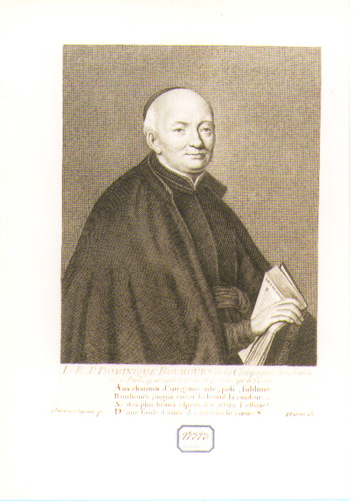 ritratto d'uomo (stampa) di Jouvenet Jean Baptiste, Habert Nicolas (sec. XVIII)