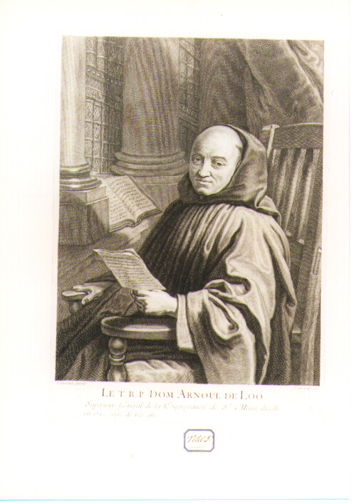 ritratto d'uomo (stampa) di Drevet Pierre, Jouvenet Jean Baptiste (sec. XVIII)