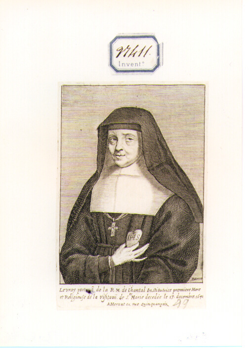 ritratto di donna (stampa) di Daret Pierre (sec. XVII)