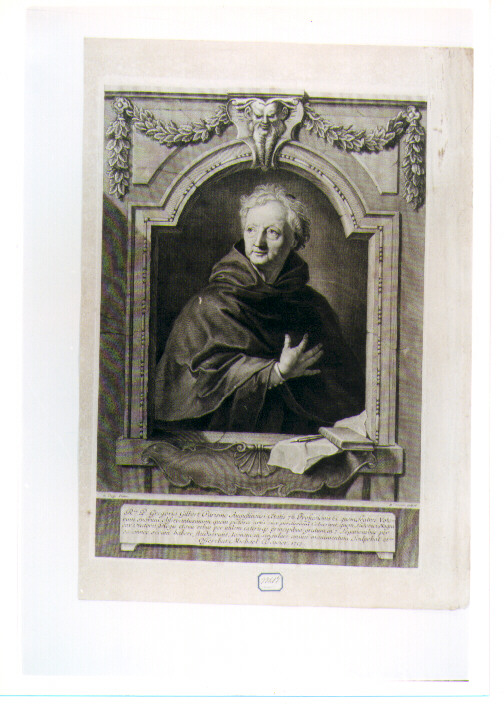 ritratto d'uomo (stampa) di Dossier Michel, De Troy Jean François (sec. XVIII)