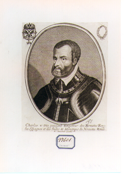 ritratto d'uomo (stampa) di Moncornet Balthasar (CERCHIA) (sec. XVII)