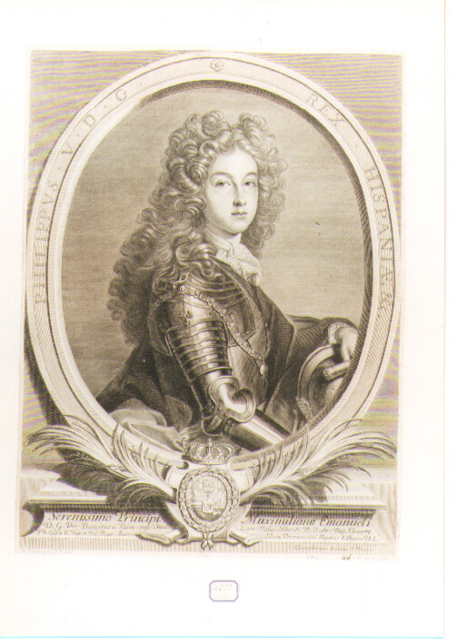 ritratto d'uomo (stampa) di Vermeulen Cornelis, Vivien Joseph (sec. XVIII)