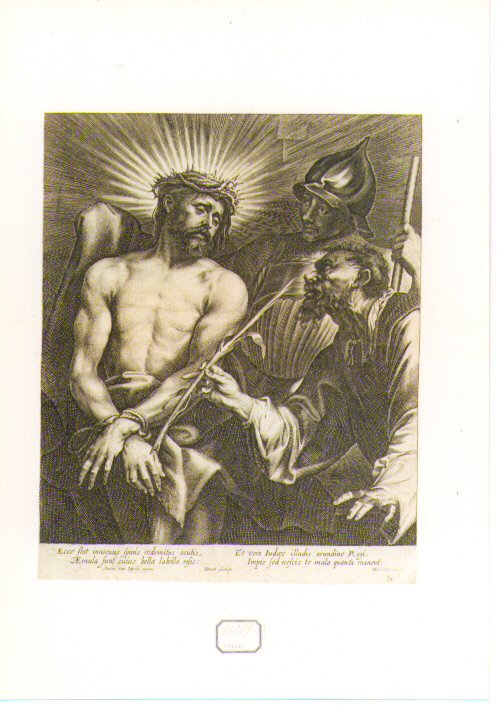 Ecce Homo (stampa) di Van Dyck Anton, Daret Pierre (sec. XVII)