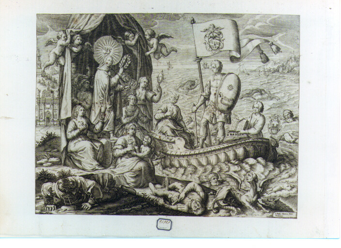 allegoria (stampa) di Bianchi Giovanni Paolo (sec. XVII)